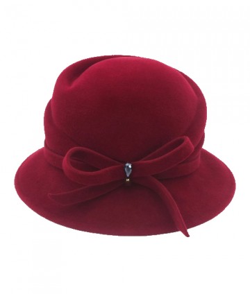 CAPPELLO DONNA VELOUR ROSSO...